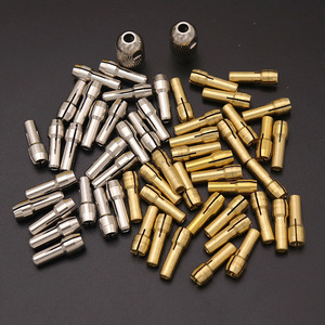Adaptateur de mandrin de perceuse miniature 0,5 mm-3,2 mm en laiton, adaptateur de pinces de serrage micro en laiton pour outil rotatif électrique - Product Image 2
