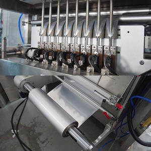 Machine d'emballage automatique multi-voies pour poudres énergétiques, machine d'emballage de poudres de vitamines à 8 voies - Product Image 4