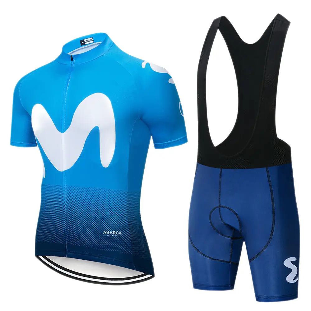 Wholesale Bike Uniform Summer Cycling Jersey Set Road Bicycle MTB Bicycle Wear Breathable Clothing Men Cycling Sets