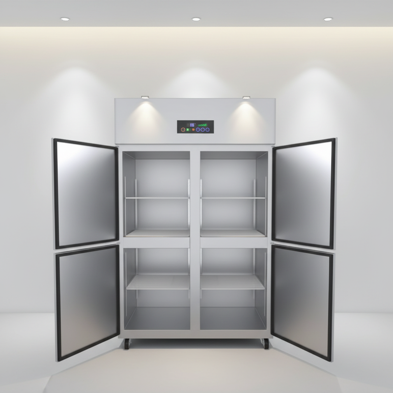 French Door Refrigerator Stainless Steel Body