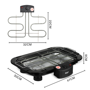 Barbecue Électrique RAF avec Puissance de 2000W, Hauteur de Grille Réglable, Chauffage Rapide et Structure Facile à Nettoyer - Product Image 6