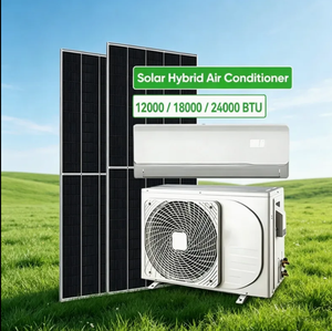 Chinese Manufacturer <b>Mini</b> Split 1 Ton 1.5HP 48V Solar Powered <b>Air</b> <b>Conditioner</b> WiFi Control Energy Efficiency Level AC/DC-12K 18K - Product Image 1