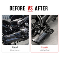 Repose-pieds larges antidérapants CNC pour CFMOTO 450CLC DRAGON-RIDGE