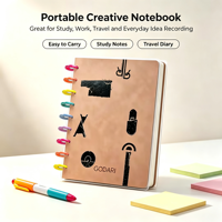 Fournitures de bureau 2027, impression de logo, reliure de livres, couverture rigide, agenda personnalisé, journal, couverture en cuir PU, carnet