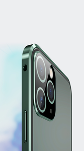 Custodia in metallo per paraurti in alluminio per iPhone11 <span class=keywords><strong>12</strong></span> 13 <span class=keywords><strong>Pro</strong></span> <span class=keywords><strong>MAX</strong></span> vetro temperato <span class=keywords><strong>protezione</strong></span> per <span class=keywords><strong>fotocamera</strong></span> <span class=keywords><strong>Cover</strong></span> posteriore del telefono - Product Image 3