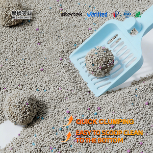 Lettiera per Gatti in <span class=keywords><strong>Bentonite</strong></span> Multicolore per Processo di Rimozione Rifiuti, Semplificazione delle Operazioni di Pulizia e Sanificazione Domestica - Product Image 4