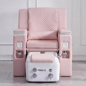 Fauteuil de pédicure électrique de luxe moderne et sobre 2026, fauteuil de bain de pieds marron, fauteuil de spa pour les pieds, vente en gros - Product Image 2