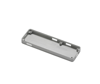 Cadre d'appareil électronique en alliage d'aluminium usiné CNC Ebriway avec caractéristiques de montage intégrées, surface anodisée, forgé