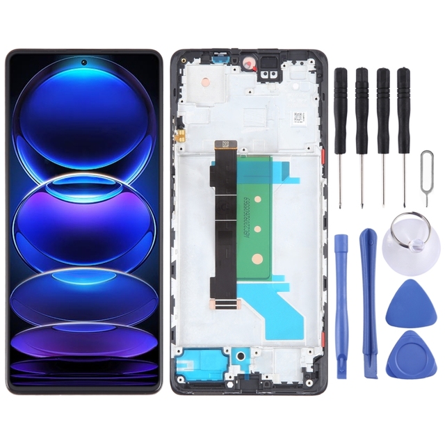 Original OLED LCD Screen with Digitizer Full Assembly for Xiaomi Redmi Note 12 Pro+ Mobile Phone LCD Screen Replacement