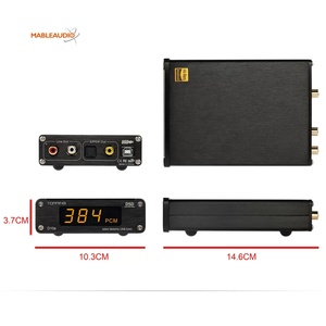 ท็อปปิ้ง D10S mini USB <span class=keywords><strong>DAC</strong></span> CSS XMOS ES9038Q2M XU208 OPA2134 DSD 256 PCM 384เครื่องขยายเสียงบ้านอลูมิเนียม - Product Image 3