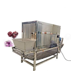 Haute efficacité 500 Kg/h chaîne oignon épluchage Machine ail élimination de la peau pour fruits et légumes - Product Image 1