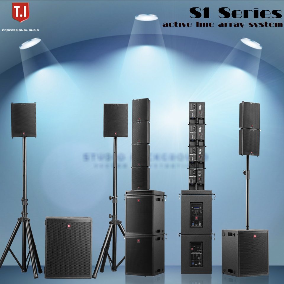 S1 Mini Line Array Active Sound System Speaker Sound Equipment Amplifiers Speaker  Pro Audio Line Array Speakers Dj Equipment
