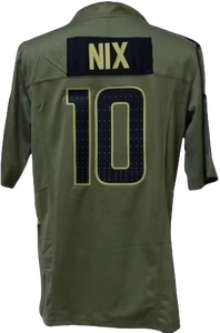 Jersey Sepak Bola 2025 Salute Green Stitched US American 15 Patrick Mahomes 17 Josh Allen 1 Jalen Hurts 23 McCaffrey 26 Barkley - Product Image 3