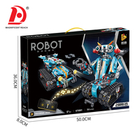 Set de Bloques de Construcción de Tanque Robot RC 2 en 1, 701 Piezas, Control Remoto y por Aplicación, Ladrillos Técnicos Transformables, Juguetes Educativos STEM
