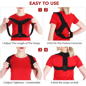 Nouveau Correction de la Posture supérieure colonne vertébrale épaule orthèse ceinture soutien clavicule dos correcteur pour femmes et hommes - Product Image 5
