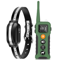 Wiederauf ladbare IP67 wasserdichte Hundes chock halsbänder E Halsband Hunde trainings halsband mit Fernbedienung