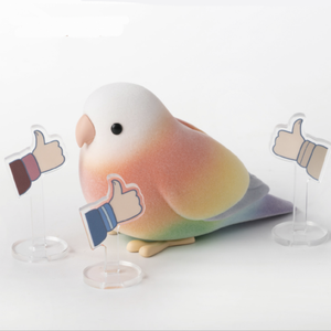 Colección Dihua, caja ciega personalizada de alta calidad, figura de vinilo, juguete de dibujos animados, figura de caja ciega 3D Bad Bird - Product Image 4