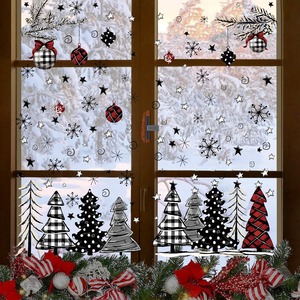 Gran oferta, pegatinas <span class=keywords><strong>de</strong></span> ventanas <span class=keywords><strong>de</strong></span> Feliz <span class=keywords><strong>Navidad</strong></span>, <span class=keywords><strong>vinilo</strong></span> extraíble, árbol <span class=keywords><strong>de</strong></span> <span class=keywords><strong>Navidad</strong></span>, pared, ventana, puerta, Mural, pegatina - Product Image 5