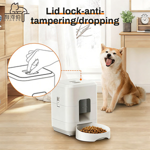 Distributeur intelligent de nourriture pour animaux de compagnie avec écran LCD, contrôle <span class=keywords><strong>à</strong></span> distance Wi-Fi, programmable et quantitatif pour l'alimentation des chats/chiens - Product Image 2