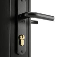 Porte vitrée à persiennes extérieures, double vitrage, en alliage d'aluminium trempé, étanche, à rupture de pont thermique, pour ferme, villa, jardin