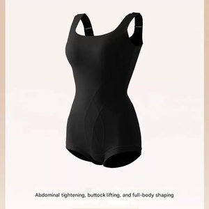 Women's Plus Size Breathable Lace Button Shapewear <b>Bodysuit</b> Set-Spandex/Cotton Material Medium Tummy Control Slimming Design - Product Image 5