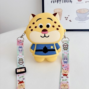 Bolso infantil de silicona con diseño de Zootopia, monedero, lindo y versátil, para llevar al hombro o cruzado, venta al por mayor. - Product Image 3