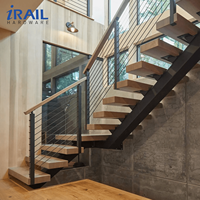 Direkt vom Hersteller: Maßgefertigte Edelstahl-Treppe, Hochwertige und Langlebige Treppenlösung mit Individuellem Geländer für Innen- und Außenbereich