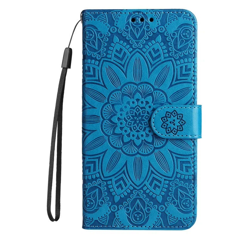 Sun Flower Wallet PU Flip case with stand for Google Pixe 9, For Redmi A3 Fancy case with card slots