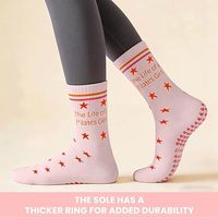 Grip-Socken Rutschfeste Anti-Rutsch Pilates Yoga-Socken Maßgefertigte Niedliche Atmungsaktive Socken für Frauen