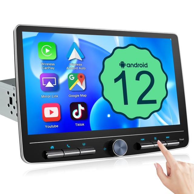 10.1 Inch Single Din Car Stereo 1 Din Knobbed Android Car Radio Mp5 Player Auto Audio Car Dvd Player Gps Navigation