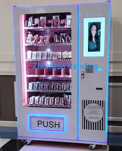 Mesin Vending Wig Bulu Mata Produk Kosmetik Pintar Tahan Lama Penjualan Harga Kompetitif Pabrikan Terkenal untuk Pasar Amerika