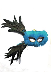 Divertida máscara de plumas de avestruz para <span class=keywords><strong>carnaval</strong></span> <span class=keywords><strong>veneciano</strong></span>, mascarada de <span class=keywords><strong>Carnaval</strong></span> para fiesta, suministro de vacaciones, decoración de Navidad, <span class=keywords><strong>disfraz</strong></span> de Cosplay - Product Image 3