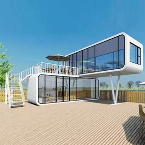 غرفة فندقية فاخرة مسبقة الصنع على شكل تفاحة بثلاث غرف نوم مقاومة للأعاصير للشقق أو المكاتب الخارجية - Product Image 1