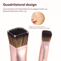 Ensemble de pinceaux de maquillage MAANGE personnalisé OEM&ODM, 19 pièces, pinceaux de maquillage pour les yeux, pinceaux de contouring, anticernes, pinceaux de maquillage professionnels pour le visage
