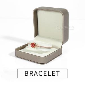 New Fashion Champagne Gold Pu <b>Jewelry</b> <b>Box</b> With Velvet Lining Wholesale <b>Gift</b> <b>Box</b> For Valentine's Day <b>Jewelry</b> Packaging - Product Image 6