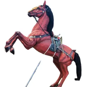 紫贡蓝蜥蜴新设计产品动物战马模型
