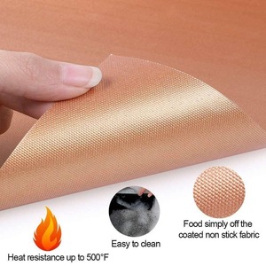 Essential Kitchen Cooking Accessory-Harmless and Safe <strong>BBQ</strong> <strong>Grill</strong> <strong>Mat</strong> for Outdoor Picnics Charcoal Safe Boxed Accessory Cover - Product Image 2