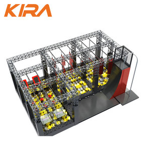 American <span class=keywords><strong>Ninja</strong></span> Warrior Obstacles Theme Playground con Foam Pit para Team Building - Product Image 6