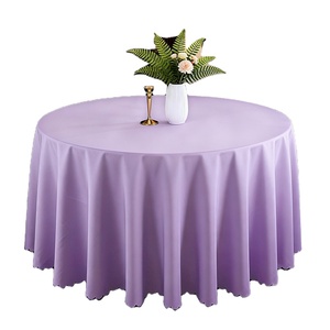 <span class=keywords><strong>Panno</strong></span> di tabella 108 "Round Poliestere Bianco Decorazione di Nozze Tavolo Della Copertura del <span class=keywords><strong>Panno</strong></span> per Banchetto della Festa Hotel Home Matrimonio - Product Image 3