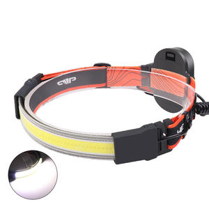 แคมป์ G13A ไฟหน้าแบบ LED แบตเตอรี่ในตัวแบบชาร์จไฟได้ ชาร์จ USB ไฟสปอร์ตกลางแจ้ง - Product Image 5