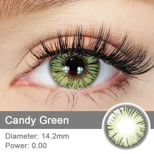 Candy Green Soft <strong>Contact</strong> <strong>Lenses</strong> Beauty Look Eyewear Light Green <strong>Colored</strong> <strong>Contacts</strong> <strong>for</strong> <strong>Dark</strong> <strong>Eyes</strong> - Product Image 1