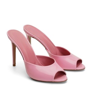 Sandali <span class=keywords><strong>di</strong></span> Lusso Moda Europea e Americana 2026, <span class=keywords><strong>Scarpe</strong></span> <span class=keywords><strong>con</strong></span> <span class=keywords><strong>Tacco</strong></span> a Spillo e Punta Aperta, Taglie Grandi per Donna, Estate - Product Image 1