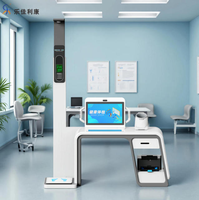 LEKA HW-V2000S Healthcare Kiosk with LCD Display ABS Material OEM/ODM Customization for Preventive Health Checks