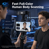 Escáner 3D CR-Scan Ferret Pro, Precisión de 0.1 mm, Portátil, de Mano, Alta Definición, Escaneo a Todo Color, Compatible con USB, Android/iOS