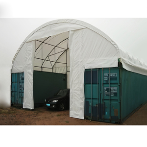 Abri de stockage industriel en conteneur maritime avec structure en membrane PVC sur mesure pour équipements - Tente de protection - Product Image 2
