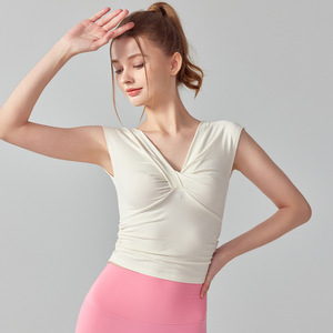 CJ-Factory Customization Soft Crop Sports <strong>T</strong>-<strong>Shirt</strong> Women Short Sleeve Gym Yoga Top Fitness Running Short Top - Product Image 2
