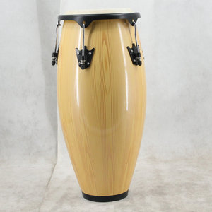 Bộ trống Congas gỗ, nhạc cụ Latin/ Bộ trống Congas da bò thật kèm giá đỡ - Product Image 4