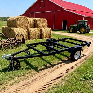 Remorque pliante pour <span class=keywords><strong>voiture</strong></span>, petite, en acier, capacité 550 kg, expédiée en 7 jours, en stock - Product Image 2