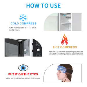 Compresa de Gel Reutilizable para Terapia de Frío y Calor, Bolsa Fría para <span class=keywords><strong>la</strong></span> <span class=keywords><strong>Frente</strong></span>, Alivio de <span class=keywords><strong>la</strong></span> Hinchazón y el Dolor, Recuperación de Lesiones, Alivio de <span class=keywords><strong>la</strong></span> Migraña y <span class=keywords><strong>la</strong></span> Presión - Product Image 4