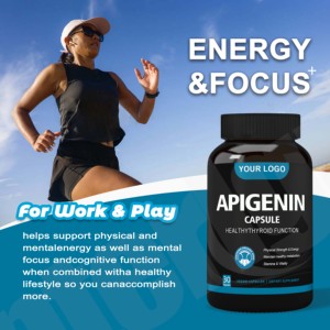 OEM suplemen tidur antioksidan <span class=keywords><strong>Apigenin</strong></span> ekstrak Chamomile makanan <span class=keywords><strong>apigenin</strong></span> capsules - Product Image 3
